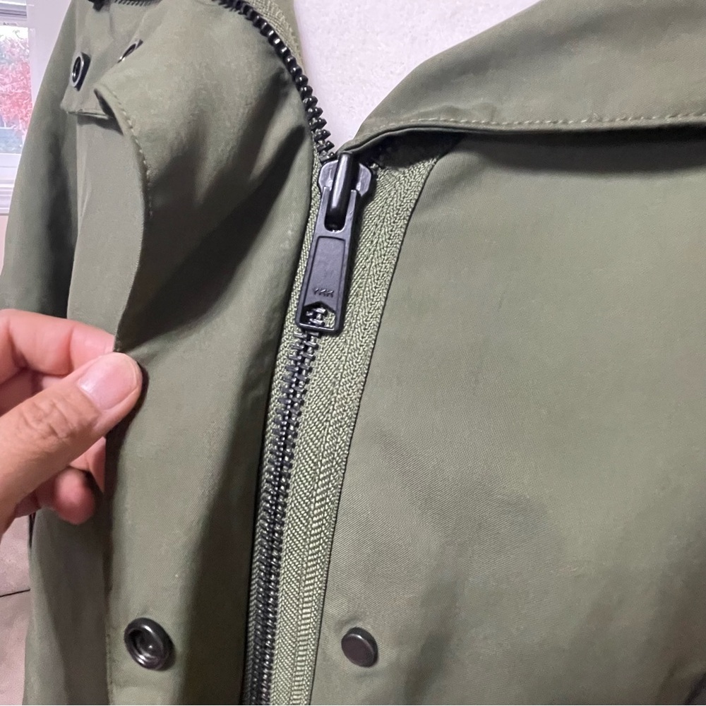 Everlane Olive Green Anorak Jacket US S - Picture 5 of 8